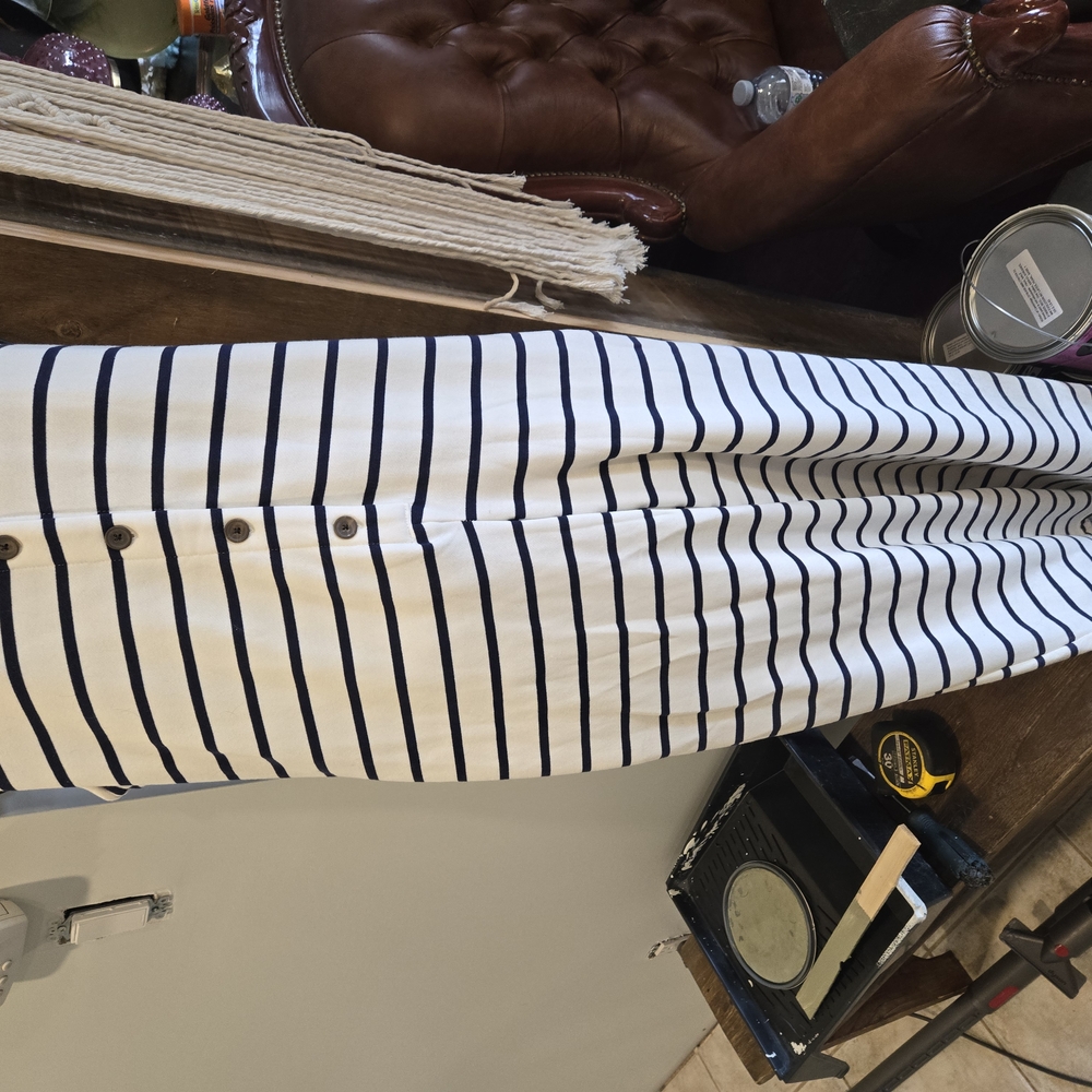 Old Navy Striped Jumpsuit - Navy and White